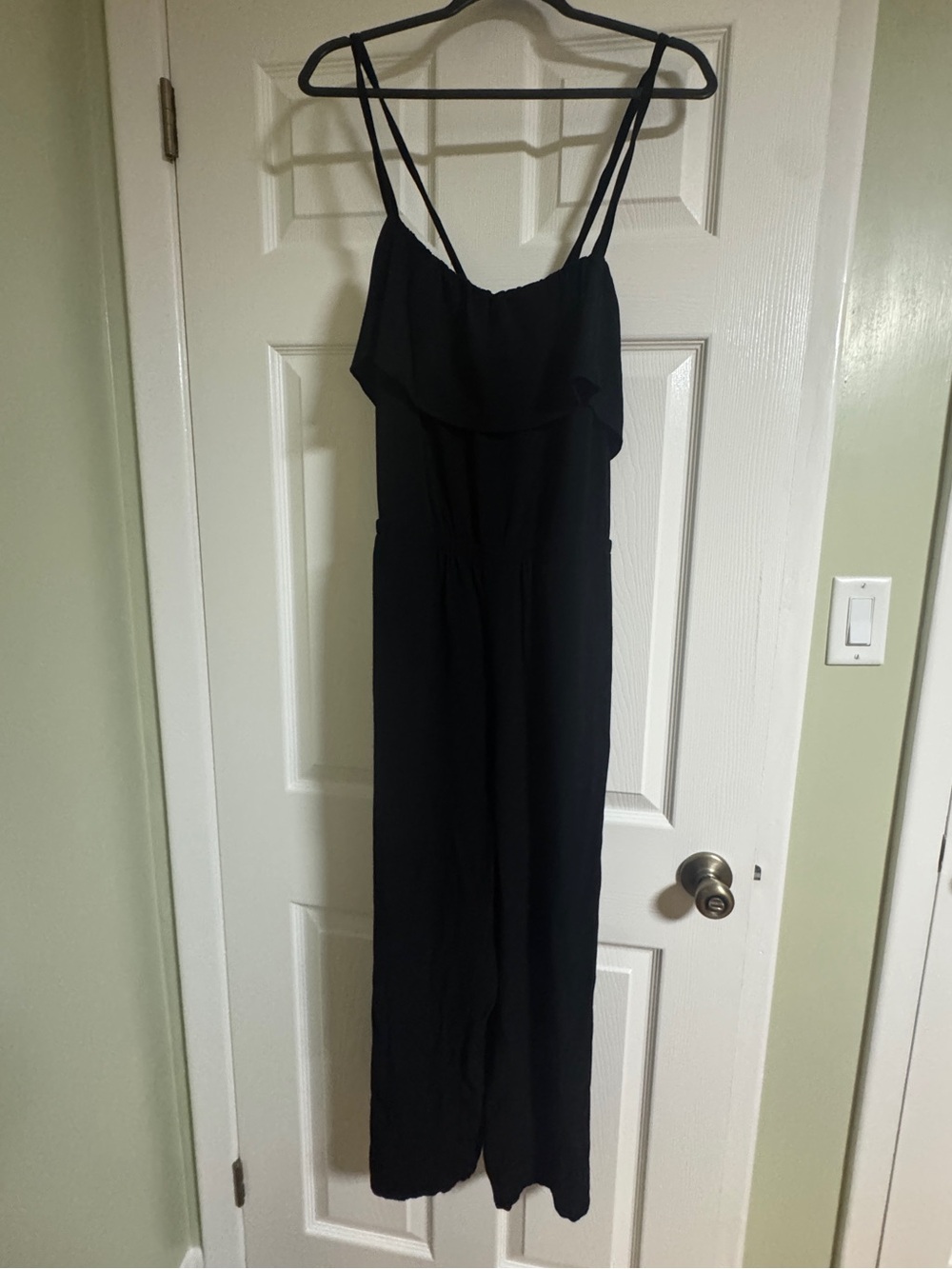 Madewell Black Strapless Jumpsuit Sz XL
